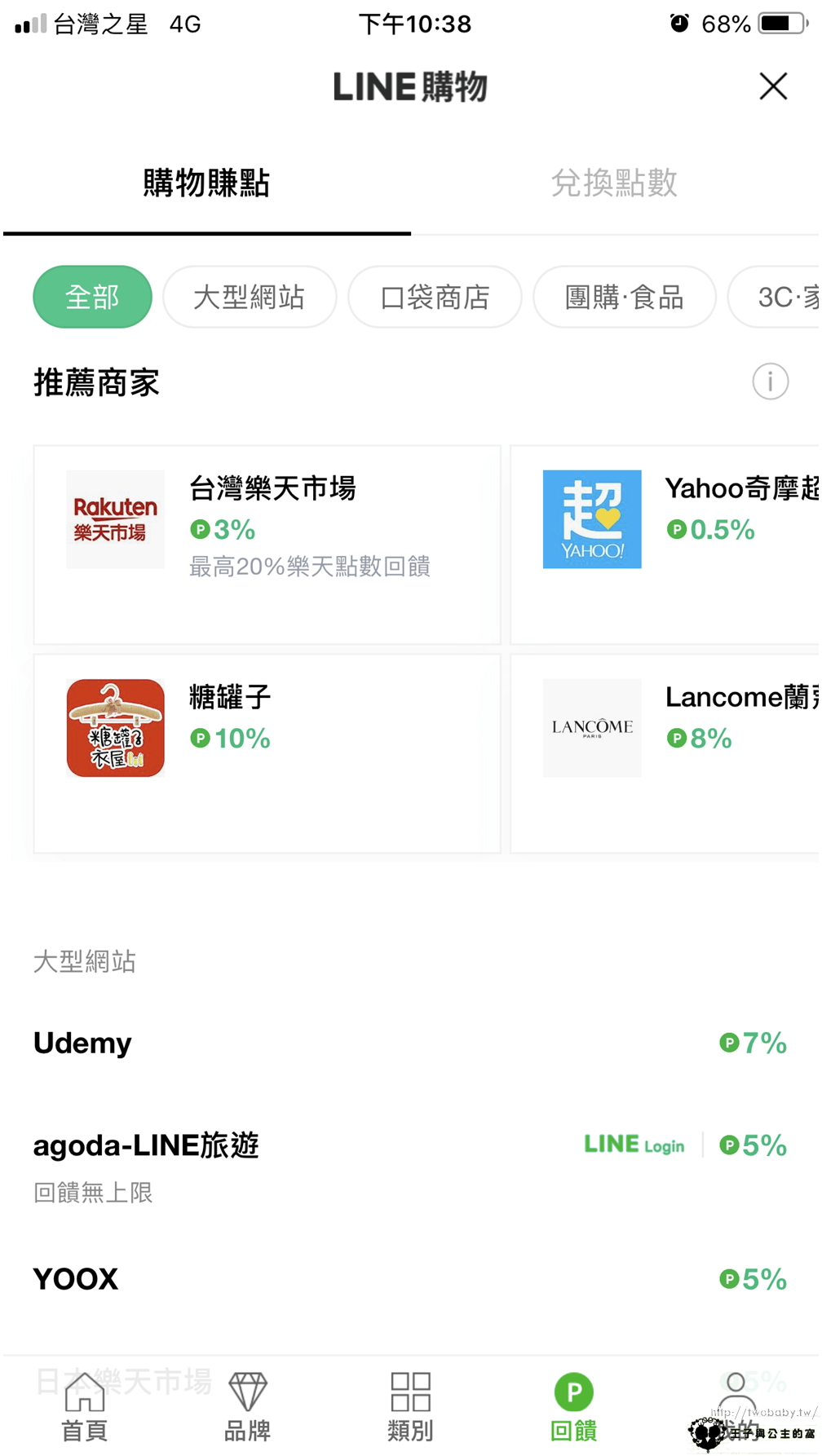 LINE購物|各大商城都可以連結購買-比價賺點 買愈多賺愈多 PChome 24h購物-LINE Points回饋