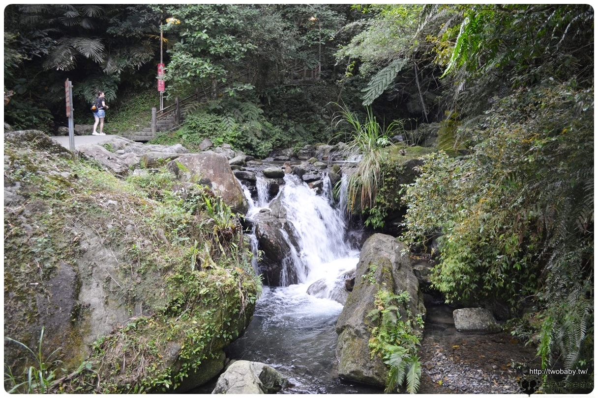 宜蘭礁溪景點|宜蘭礁溪五峰旗瀑布 路程短暫適合喜歡階梯的朋友一起挑戰的步道 短時間就可以看到壯觀的芬多精
