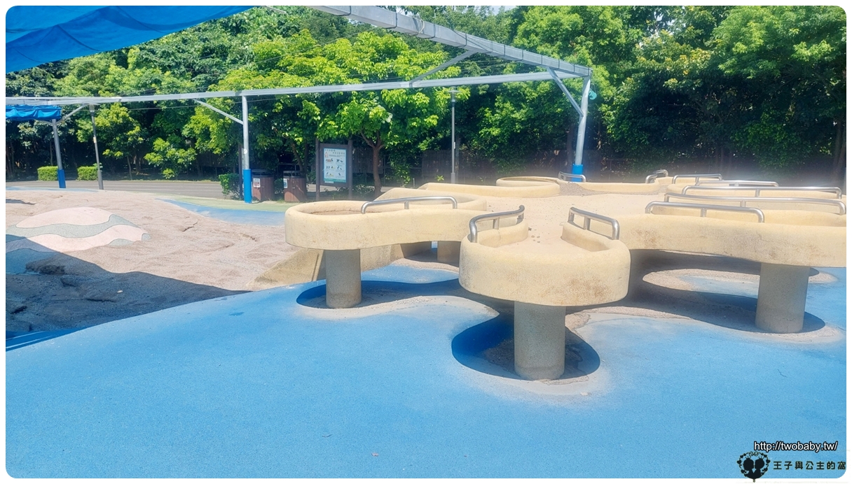新北特色遊樂場|親子景點|中和 員山公園 遊逸之丘 攀爬網 溜滑梯 沙坑